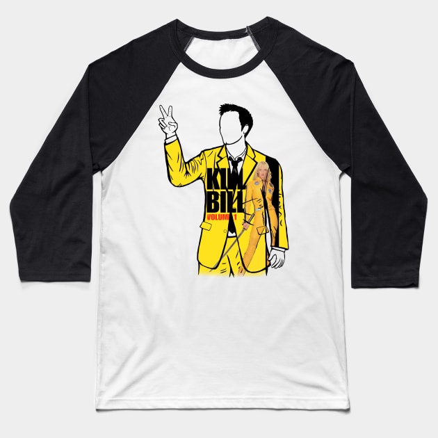 Quentin Tarantino, director of Kill Bill Baseball T-Shirt by Youre-So-Punny